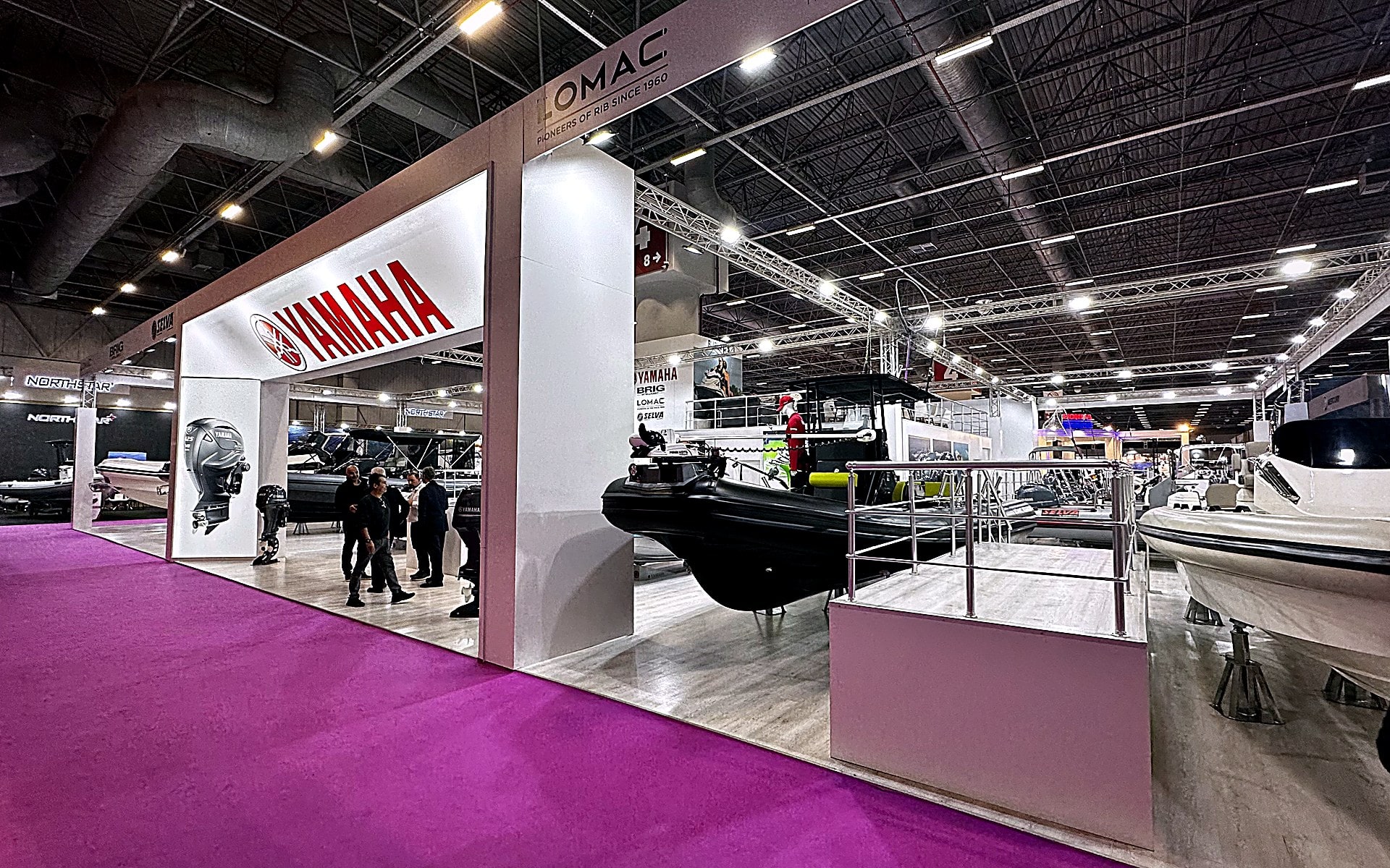 Yamaha Marine'in Boat Show 2024 standı