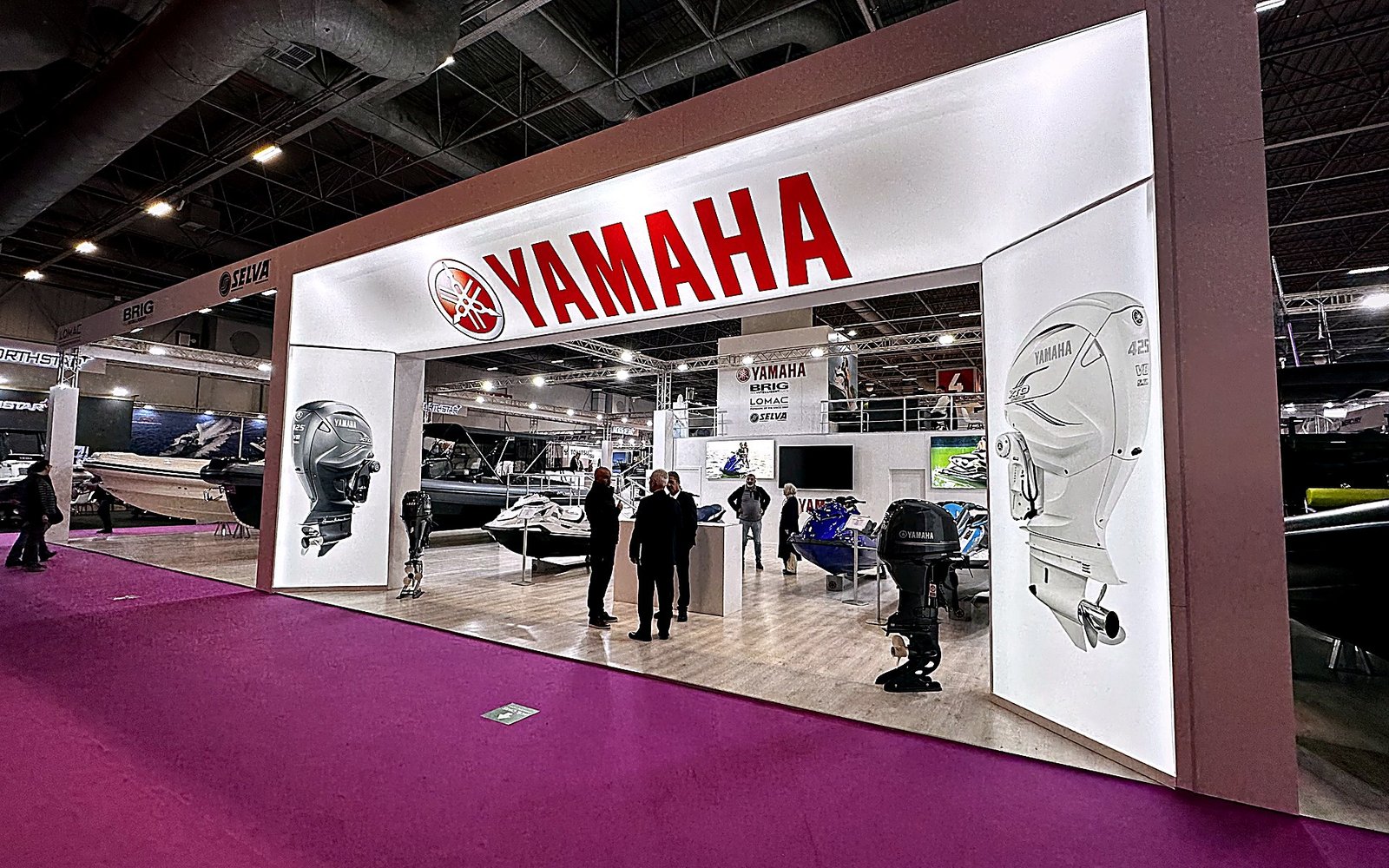 Yamaha Marine'in Boat Show 2024 standı